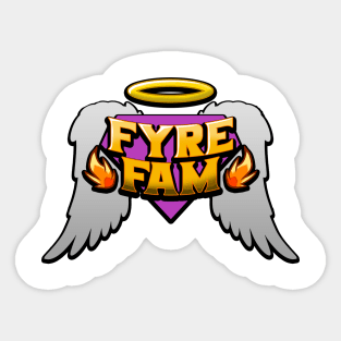 FyreFam Purple/Gray Sticker